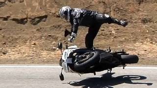 CBR1000 Highside Crash [upl. by Rebm]