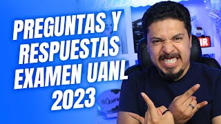 Preguntas y respuestas sobre el examen de admisión UANL 2023 [upl. by Alesig]