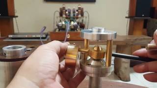 My DIY Tonearm Magnet schroeder Styleclone Attitube [upl. by Nospmas]