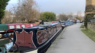 Narrowboats and a walk around Market town in Skipton [upl. by Kcirtemed408]