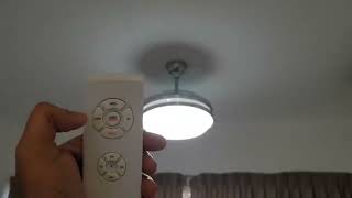 Abanico de Techo con Bocina Bluetooth amp Luces  Instalación [upl. by Haile]