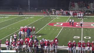 Effingham High School vs Charleston High School Mens Varsity Football [upl. by Annalla]