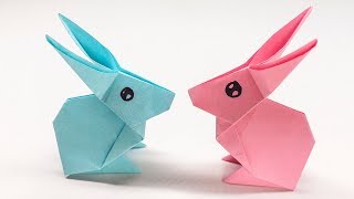 Easy Origami Rabbit  How to Make Rabbit Step by Step [upl. by Repinuj]