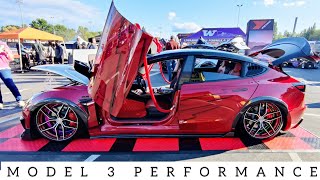 Tesla Model 3 Performance Modified  Detailed Review  Best MOD in 2024  Lambo Door  MUST WATCH [upl. by Yelrahc336]