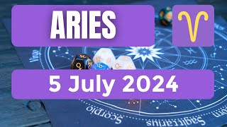 Aries horoscope  Aries Horoscope for Today 5 July 2024 [upl. by Inatirb284]