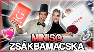 ELJEGYZŐS MINISO ZSÁKBAMACSKA NYITÁS BARBIVAL 💍❤️  nyereményjáték 🎁 [upl. by Aisatnaf]