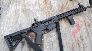 Bravo Company Manufacturing lightweight AR upper range review [upl. by Avlis]