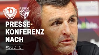 Pressekonferenz nach SG Dynamo Dresden vs FC Ingolstadt 04 [upl. by Kuhlman]