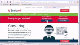 Tutorial Downloading bonita soft BPM [upl. by Ever642]