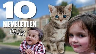 10 Neveletlen Diák TOPLISTÁK [upl. by Ahswat]