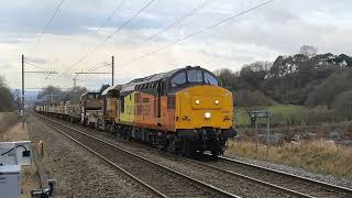 Class 37s 37254 amp 37607 6C37 on the Lickey Incline 4224 [upl. by Horbal]