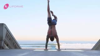 Amazing Yoga Asana on a Liforme Yoga Mat  Featuring Dylan Werner [upl. by Htebharas]