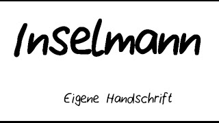 Eigene Handschrift im Computer CT001 [upl. by Nylirrehs410]