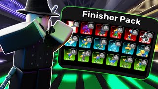 I UNLOCKED every FINISHER in Roblox Rivals [upl. by Poppo]