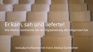 Macher mit Vision Markus Sontheimer DB Schenker – Er kam sah und lieferte  Microsoft [upl. by Baseler765]