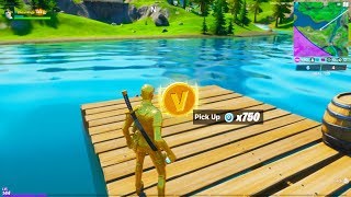 FINDING NEW VBUCK COINS Fortnite Gold Coins [upl. by Lutero776]