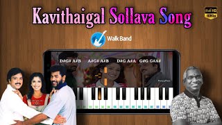 Kavidhaigal Sollava Song in Piano  Ullam Kollai Poguthae  Piano Cover [upl. by Pinkerton]