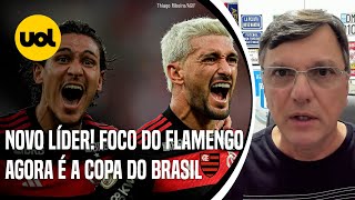 FOI DIGNA POSTURA DO FLAMENGO MAS PRIORIDADE AGORA É A COPA DO BRASIL DIZ MAURO CEZAR PEREIRA [upl. by Arahsat]