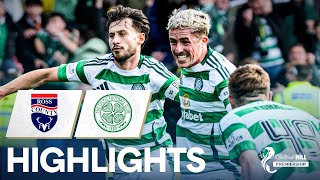 Ross County 12 Celtic  LastGasp Winner Maintains Celtics 100 Start  William Hill Premiership [upl. by Yrreb]