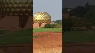 Matrimandir  Auroville  aurovillepondicherry [upl. by Froh]