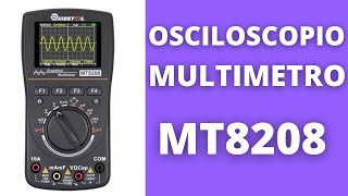 Espectacular MULTIMETRO con OSCILOSCOPIO  Mustool MT8208 HD  1MHz  Review Bangood [upl. by Aretahs825]