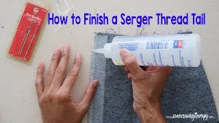 How to End a Serger Stitch [upl. by Gehman]