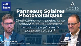 Dimensionnement rentabilité coûts Comment réaliser un projet de pose de panneaux solaires [upl. by Nigam149]