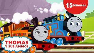 Perdidos y encontrados  Trenes A Todo Vapor Thomas y Sus Amigos Mejores momentos [upl. by Yelsiap]