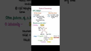 Hematology One Shotmbbs anatomy med blood study futuredoctor pathology medicalcolleges [upl. by Adnarom]