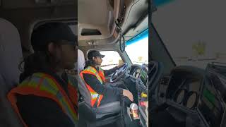 Driving a 18 Wheeler with a Trailer  CFTR  Trucking School [upl. by Arikihs954]