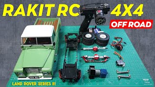 RAKIT REMOTE CONTROL 4X4 MINI OFFROAD BODY 3D PRINT LAND ROVER SERIES 3 [upl. by Osnohpla]