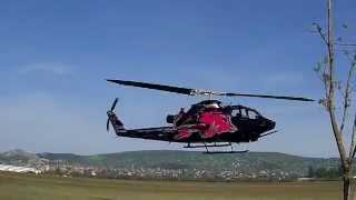 Nagy Futam Nulladik Napja 2015 Red Bull Bell AH1 Cobra Helicopter [upl. by Akihdar]