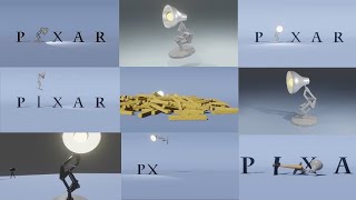 Pixar Intro All Versions [upl. by Einnol]