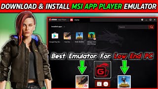 MSI APP PLAYER 4240156305 FREE FIRE PC  SECRET MSI EMULATOR VERSION FOR LOW END PC FREE FIRE 🎯💀 [upl. by Ehc]