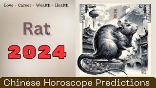 Rat 2024 Chinese Horoscope Yearly Predictions Love RelationshipsCareerWealthHealth [upl. by Ecinaej462]