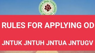 RULES FOR APPLYING ODjntuk jntuajntugv jntuh [upl. by Trebbor]