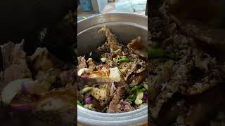 Lechon Paksiw for Breakfast mga kuyz youtube food shaquille [upl. by Elagibba]