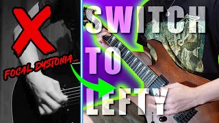 1 YEAR LEFTY GUITAR PROGRESS  Focal Dystonia [upl. by Rickert520]