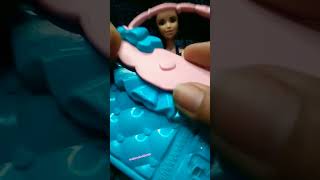 barbie blue handbag 👜 shorts barbie bag satisfying barbietoys viral toys youtubecreator [upl. by Mathilde]