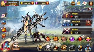 Kritika White Knights  Update v216  New level 70 cap  Chapter 10 added and Maore [upl. by Aihsekyw492]