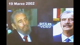 AMLO PONE AUDIO DE CUANDO FOX SE HUMILLÓ FRENTE A EEUU AL PEDIRLE A FIDEL CASTRO QUE SE FUERA [upl. by Donni]