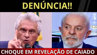 Caiado expõe suposta armação entre Lula e o ministro do STF Flávio Dino ao vivo [upl. by Malinda]