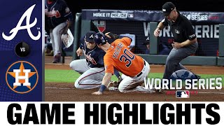 Braves vs Astros World Series Game 2 Highlights 102721  MLB Highlights [upl. by Reviel]