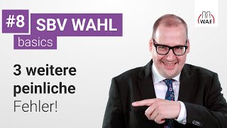 SBVWahl 3 WEITERE peinliche Fehler  Betriebsrat Video [upl. by Fredela61]