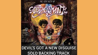 AEROSMITH  Solo Backing Track Devils Got A New Disguise [upl. by Damarra]