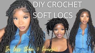 DIY Crochet SOFT Locs Wig Detailed‼️  How to get great results In less time 😍⏰‼️ [upl. by Airat755]