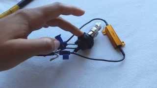 DIY  How to Install LED Blinker  Turn Signal Resistors  Enlight Tutorial [upl. by Dnalhsa760]