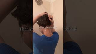 Signs you have low porosity hair wavyhair wavyhairroutine hairtransformation wavyhairtutorial [upl. by Lymn14]