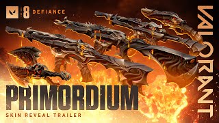 BE THEIR BANE  Primordium Skin Reveal Trailer  VALORANT [upl. by Modnarb595]