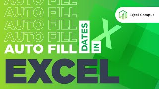 Effortless Date Autofill In Excel Make Your Workflow Simpler [upl. by Eatnahs]